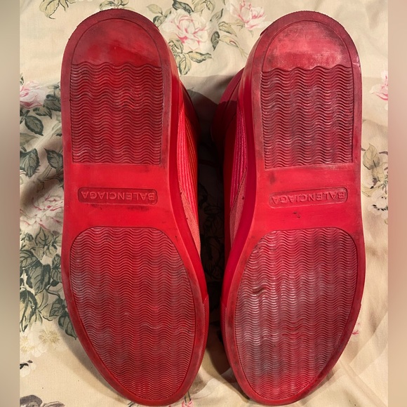 Balenciaga Cambure Panelled Leather High Top Sneakers - Picture 9 of 13